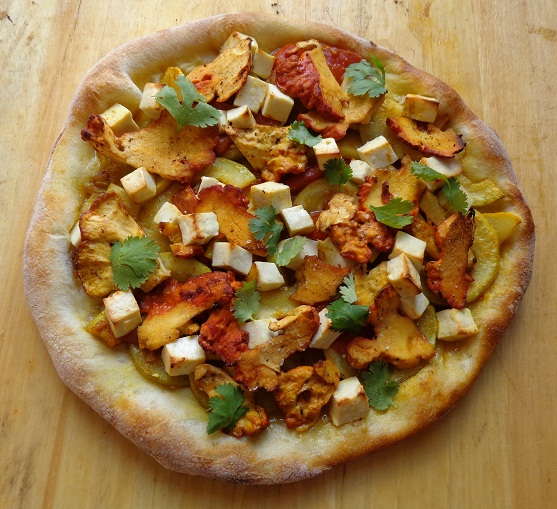 Curried Loki and Chicken of the Woods Mushroom Pizza - PizzaGoon: Pizza ...